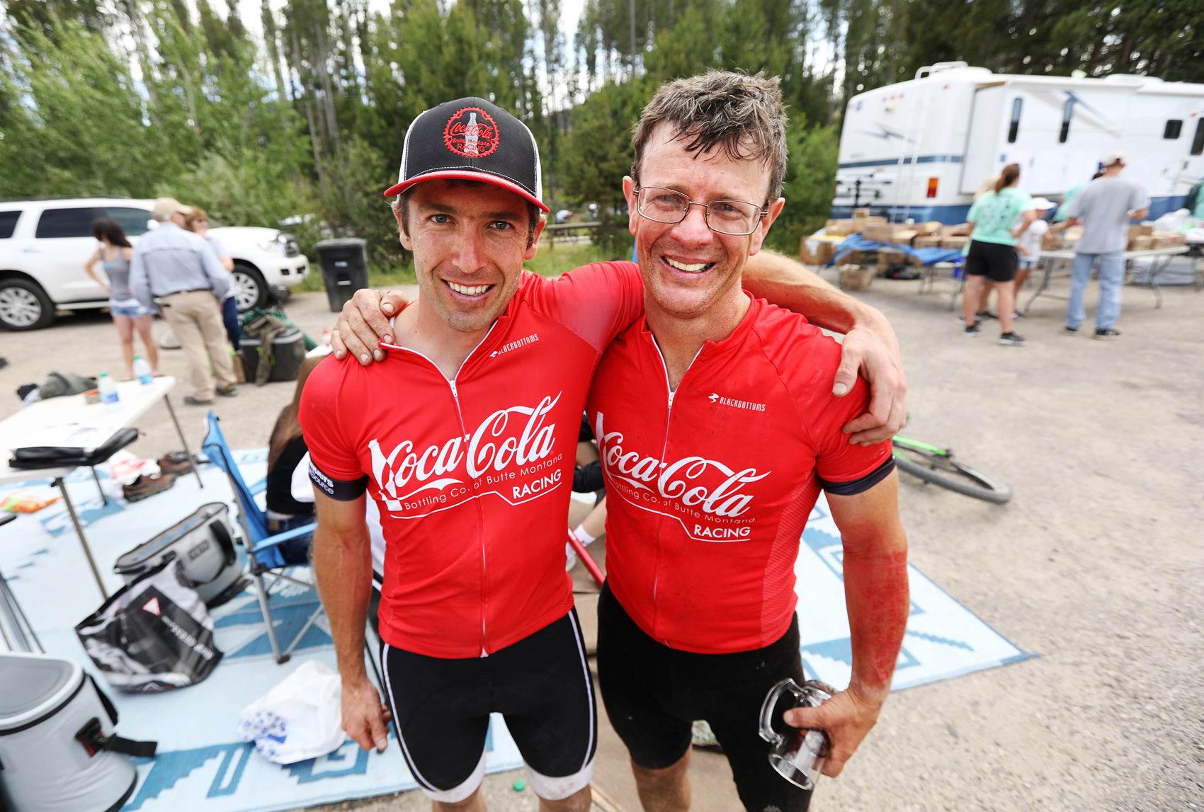 Butte's top cyclists celebrate after top finishes in the Butte 100 and Butte 50